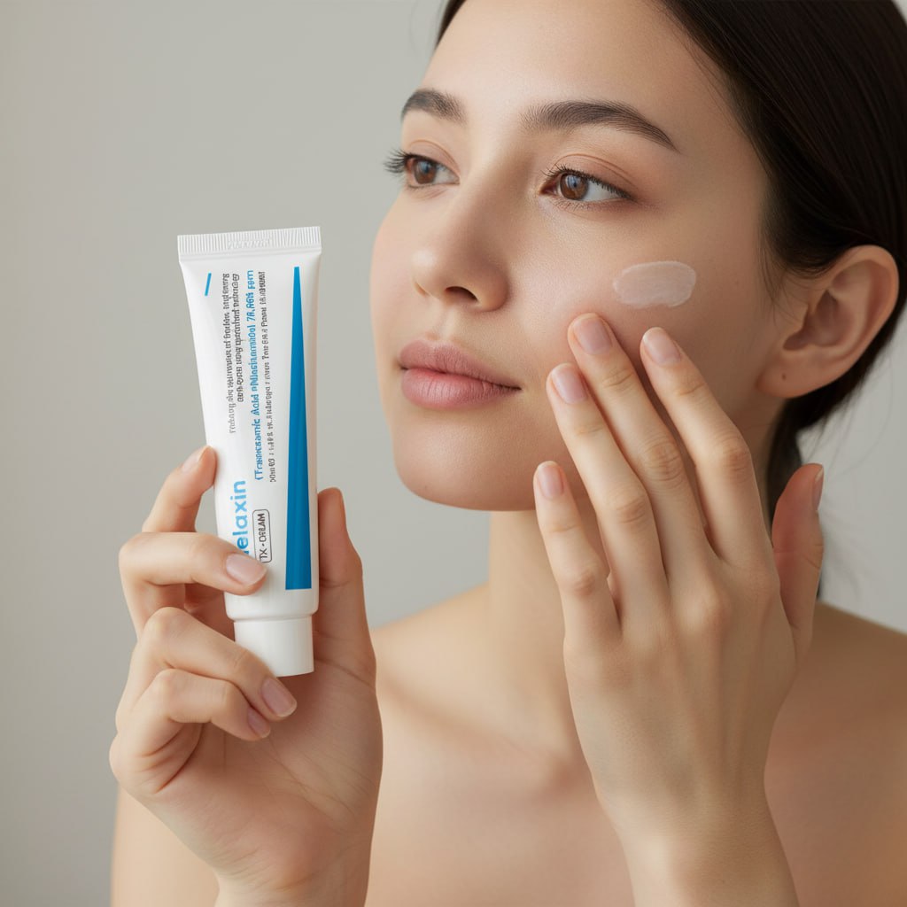 DR. Melaxin TX Tranexamic Acid Cream | Korean Freckle & Blemish Correcting Treatment | Anti-Pigmentation Formula (50ml)